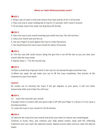 Professional Teeth Whitening Kit - 10 Gels Syringes 44% Whitening Gel for Home Use - Buy Online on GoSupps.com