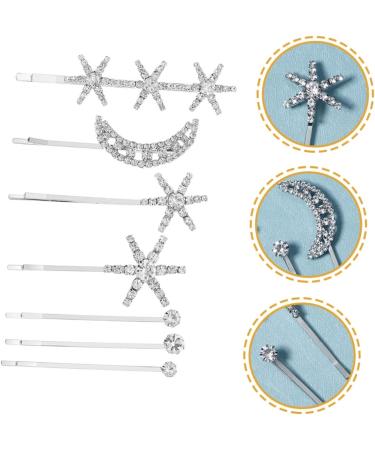 Angoily 5 Sets Fringe Bobby Pin Womens Barrettes for Hair Womens Hair Clips Hair Barrettes for Women Hair Clips for Women Girls Hair Barrettes Star Hair Clip Issue Card Rhinestone The Side - Buy Online on GoSupps.com