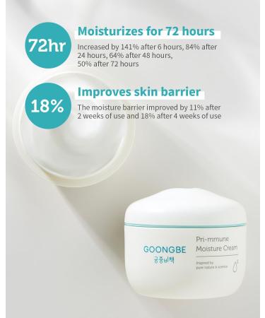Pri-mmune Moisture Cream - Korean Shea Butter Baby Body Cream | Hypoallergenic Daily Moisturizer for Dry Skin | Fast Absorbing Non-Sticky 6.1oz - Buy Online on GoSupps.com