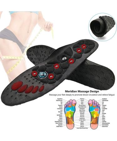 Orthopedic Magnetic Massage Insoles for Foot Fatigue - Remove EUK Acupressure Size S (EU 35-40) | International Shipping - Buy Online on GoSupps.com
