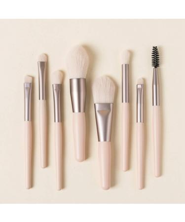 MABSSI 8 Pieces Mini Makeup Brushes Soft Portable Tiles Set Eye Shadow Foundation Concealer Blush Travel Makeup Brushes Set Color - Buy Online on GoSupps.com