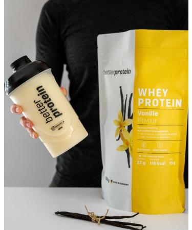 Buy Betterprotein Vanilla Whey Protein 1kg - Premium German Protein Powder for Muscle Building & Weight Loss - Made from Regional Milk - Buy Online on GoSupps.com
