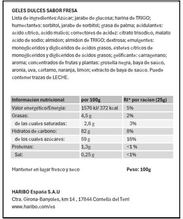  HARIBO HARIBO Strawberry Pickles - 18 bags x 100 g (1800 g) - Buy Online on GoSupps.com