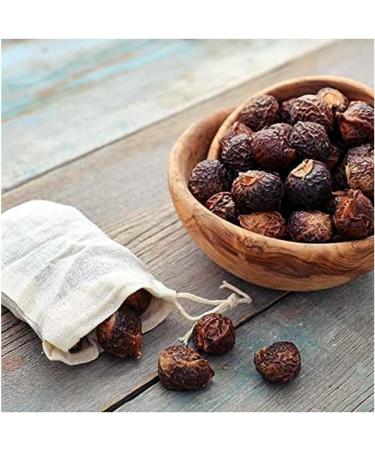 Organic AnNafi Reetha Soap Nuts | Natural Hair Care & Growth | Eco-Friendly Laundry Detergent | Aritha/Kunkudukaialu | 100g - Buy Online on GoSupps.com