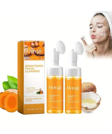 Turmeric Face Wash Foam Cleanser Turmeric Facial Cleanser Turmeric Foaming Cleanser Turmeric Foaming Face Wash For All Skin Deep Pores Cleaning