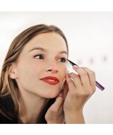 Waterproof Black Eyeliner - Travel Smudge Proof Liquid Eye Liners with Fine Tip Portable Black Eye Liners for Beginners Long Wear Fast Drying Eye Makeup for Travel Huyath - Buy Online on GoSupps.com