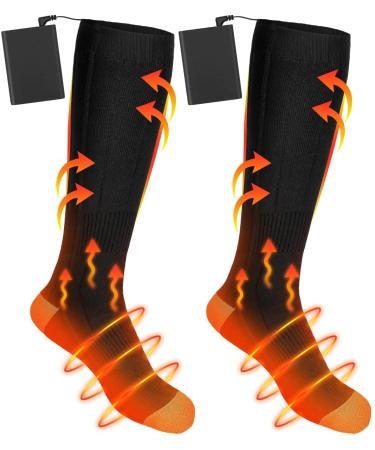 Heated Socks for Men, Heated Socks Women - Rechargeable Electric Heated Socks with 2022 Upgraded Battery for 8 Hours Heating time