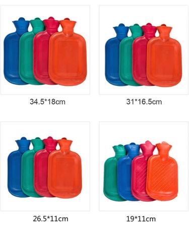 PEVSCO 1000ml Long-Lived Portable Hot Water Bottle | Reusable Thermal Rubber Heat Bottle for Warm Hands & Comfort - Buy Online on GoSupps.com