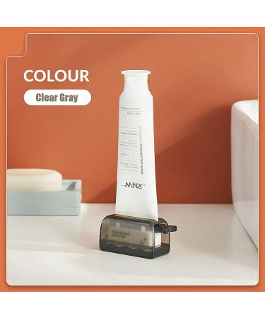Gixemeva Toothpaste Squeezer Dispenser 3 PCS - Save Toothpaste and Creams- Bathroom Accessories - Orange+Blue+Gray - Buy Online on GoSupps.com