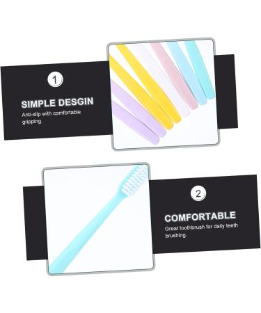 Minkissy 4-Piece Soft Toothbrush Set for Oral Hygiene | Nano Toothbrushes for Gum Health & Deep Cleaning | Perfect for Sensitive Teeth - Buy Online on GoSupps.com
