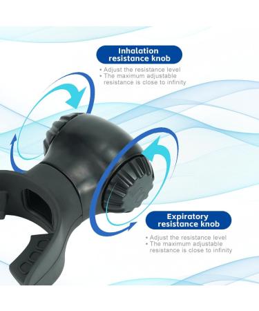 Portable Breathing Trainer | Adjustable Resistance Lung Trainer for Endurance & Respiratory Fitness | Soft Silicone | Perfect for Outdoor Exercise - Buy Online on GoSupps.com