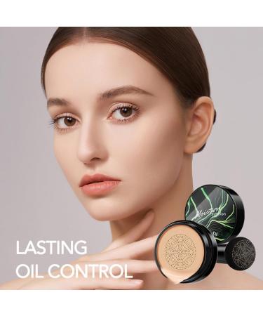 GL-Turelifes Mushroom Head CC Cream Air Cushion Foundation Water Feeling Flawless BB Cream Moisturizing Oil Control Long Lasting Lightweight & Smoothing Natural Concealer (#03 Brunet Brown 15 oz) 15 g (Pack of 1) #03 Brunet Brown - Buy Online on GoSupps.com