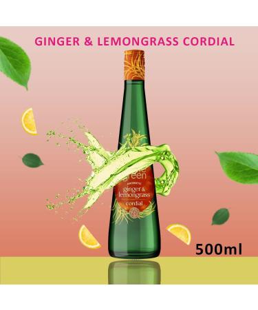 Bottle Green Cordial Pick N Mix - Choose From Bottle with 5 Flavours - Elderflower Ginger & Lemongrass Summer Raspberry Lime & Mint Pomegranate & Elderflower - Pack of 3 500 ml (Pack of 3) - Buy Online on GoSupps.com