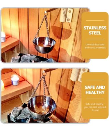 Premium Stainless Steel Sauna Accessories | Essential Oil Diffuser & Fragrance Shell Holder - Buy Online on GoSupps.com