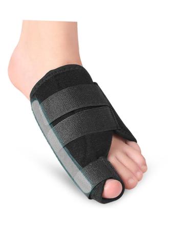 NOLITOY Hammertoe & Bunion Corrector Splint - Adjustable Black Thumb Brace for Pain Relief | 1 Pair - 30x14cm - Buy Online on GoSupps.com