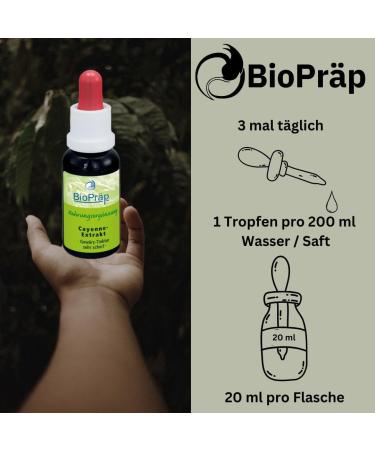 BioPr p Cayenne Extract 500 000 Scoville | 20ml Vegan | Made in Germany | Certified Quality - Buy Online on GoSupps.com