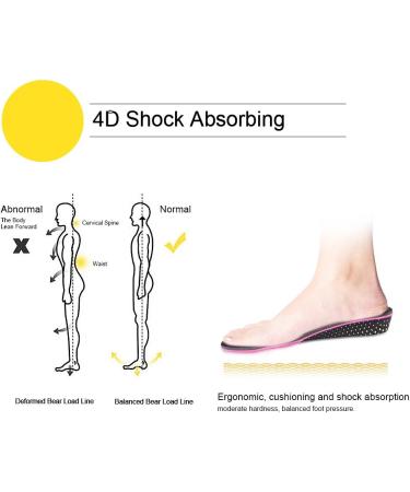 Height Increasing Insoles - 3CM Shock Absorbing EVA Heel Lift Inserts | Customizable Comfort for Sports & Daily Use - Buy Online on GoSupps.com