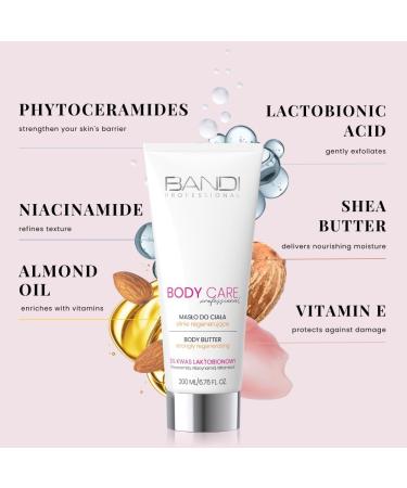 Bandi - Beurre Corporel R g n rant Pour Peau S che Hydratation Intense Cosm tique Non Collant Effet Velout Ingr dients Actifs: Acide Lactobionique Niacinamide Vitamine e Beurre de Karit Beurre Corporel R g n rant - Hydratation Intense - Fini Velout  - Buy Online on GoSupps.com
