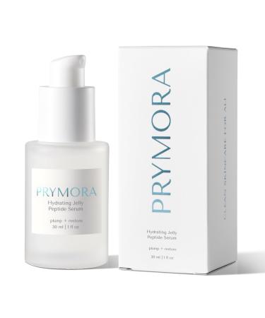 PRYMORA Hydrating Jelly Peptide Serum | Plump + Restore | Smooths Fine Lines & Wrinkles Visibly Plumps & Hydrates Skin | Fragrance-Free