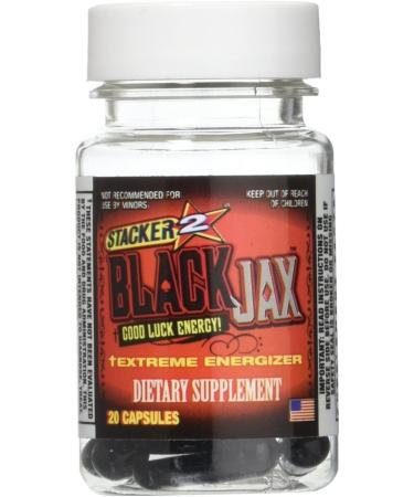 Black Jax Good Luck Energy Extreme Energizer - 120 Capsules Dietary Supplement (6 Bottles) - International Shipping Available - Buy Online on GoSupps.com