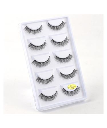 UAMOU 10/50/100 Boxes Mink Eyelashes Fluffy 3D Mink Lashes Makeup Natural Long Volume False Eyelashes Bulk Faux Cils Custom Cheerfully (Color : 5 Pairs X09 Size : 50 Boxes)