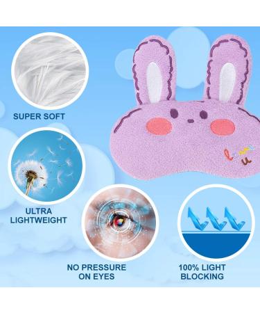 Kids Folk Sleep Mask 4-Pack - Block Out Light Blindfolds for Girls & Boys - Buy Online on GoSupps.com