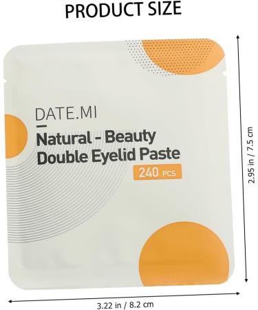 DOITOOL 3 Sets Double Eyelid Sticker K Tape Hooded Eyelid Tape Eyelid Lift Strips Eye Makeup Supplies Droopy Eyelid Tape Double Sided Eyelid Tape Fiber Cosmetics Breathable - Buy Online on GoSupps.com