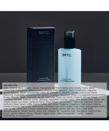 BRTC Power Homme All in One Solution | Men's Face Moisturizer | 3-in-1 (Toner+Lotion+Essence) | Sebum Control Korean Skincare (200ml 6.76 fl.oz) - Buy Online on GoSupps.com