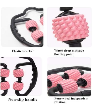 YGMXZL 360 Manual Massage Roller - Anti-Cellulite Deep Tissue Massage for Legs - Relieve Pain & Tension (Black) - Buy Online on GoSupps.com
