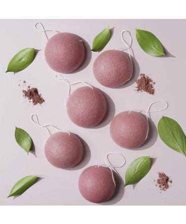 Alma Secret Pink Konjac Cleansing Sponge. Facial and body cleansing. 100% natural with Konjac root fiber. All skin types. Biodegradable natural cosmetics. Cruelty Free - Buy Online on GoSupps.com