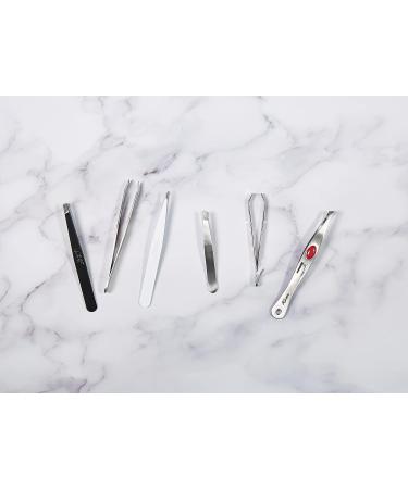 Kiss Slant Tip Tweezer TWZ02 - Ultra-Fine Precision Stainless Steel Tips - Buy Online on GoSupps.com