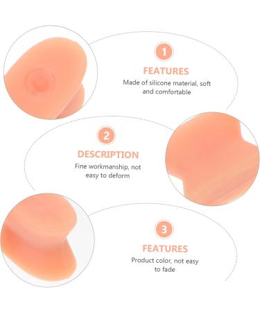 FOMIYES 8pcs Silicone Gel Toe Separator Pedicure Tools for Foot Care and Nail Polish - Bunion Corrector and Toe Adjuster for Big Toe and Outer Thumb - Buy Online on GoSupps.com