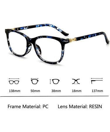 Women's Blue Light Blocking Reading Glasses 1.5x - Blue/Black Frame - Computer Glasses - Buy Online on GoSupps.com