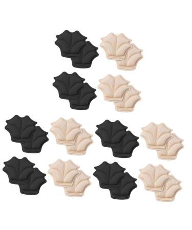 12 Pairs Anti-Drop Half Size Mat Wear-Resistant Heel Pads Foot Supply Heel Liners Heel Stickers Wear-Resistant Heel Cushions Heel Supply Comfortable Heel Pads Foot Accessory/722 Assorted Color 1