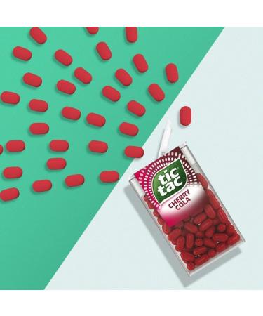 Tic Tac Mixers Cherry Cola (Cherry Cola) 12 Count Clean And Fresh Delicious And Tasty For Little Moments Of Refreshment - Buy Online on GoSupps.com