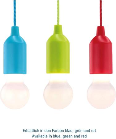 Hycell Pull Light 3 Set - Portable LED Lamps with AAA Batteries - Warm White Mobile Luminaire for Tent Camping Garden Shed & Party Decoration - Buy Online on GoSupps.com