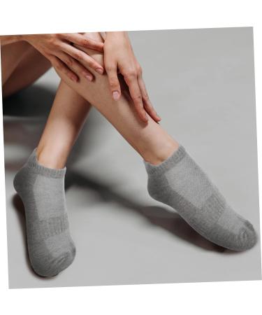 minkissy 4 Pairs Combed Cotton Socks Running Socks All Season Stocking Low-cut Liner Socks Low-cut Liners Socks Unisex Stockings Unisex Socks Breathable Sports Stockings Summer Socks Black Grey 21x5x0.3cm - Buy Online on GoSupps.com