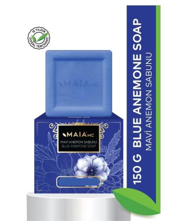 Bulgurlu MaiaMc Blue Anemone Soap | 150g & 250g - Premium International Shipping - Buy Online on GoSupps.com