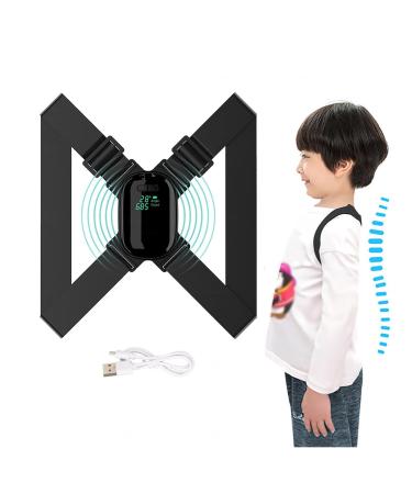 Meltor posture trainer intelligently with vibration reminder of the converter back belt for straight hustle and bustle back bandage adjustable reminding angle and straps