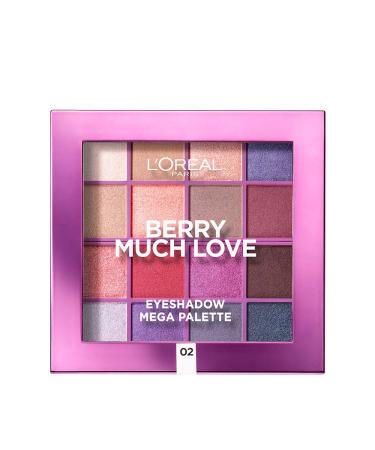 L'Oréal Paris Mega Eyeshadow Palette, Berry Much Love, 17g