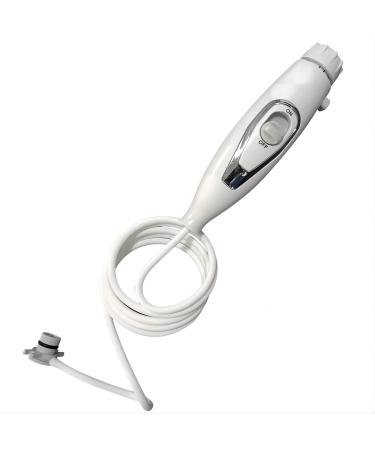 Oralion oral hygiene Standard plastic handle for Waterpik Oral Irrigator Water Flosser WP-660 WP-100WP-900 WP-300 pack 1 handle and hose.