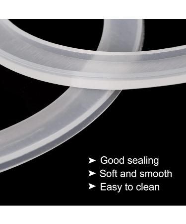 Sourcing Map Silicone Seals for Mason Jar 12pcs - Leak Proof Rubber Gasket for Glass Jars Standard Mouth - White 70mm - Buy Online on GoSupps.com