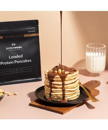 Protein Works Double Choc Peanut Pancake Mix | High Protein Breakfast | Low Sugar Snack - 500g - Buy Online on GoSupps.com