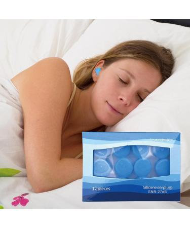 Reusable Earplugs - Super Soft Foam & Silicone Hearing Protection for Sleep Travel & Work | Washable Noise Reduction Earplugs - 2 Blue - Buy Online on GoSupps.com