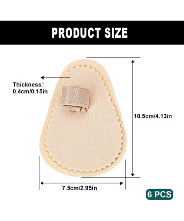 6-Piece Toe Straightener Set for Hammer, Claw, and Overlapping Toes - Beige - Buy Online on GoSupps.com