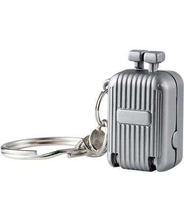 Travel Nail Clippers Fingernail Cutter | Stainless Steel Nail Cutter Keychain Foldable - Tool for Cutting Fingernails and Toenails for Camping Travel School Silver S - Buy Online on GoSupps.com