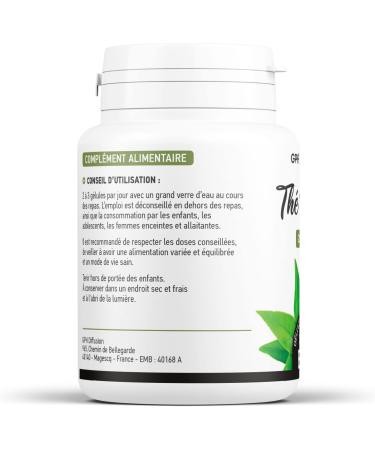 Organic Green Tea 250 mg - 100 Vegetable Capsules - Buy Online on GoSupps.com