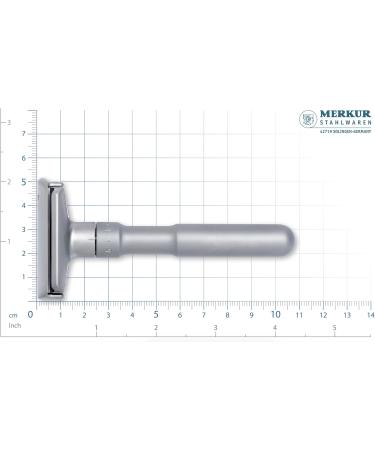 Mercury Futur 700 Razor | Classic Matt Chrom Design | Premium Wet Shaving Tool | Zinc Die Cast & Brass Handle | Made in Germany - Buy Online on GoSupps.com