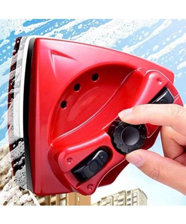 Double-Sided Magnetic Glass Wiper Cleaner Magnetic Window Cleaner Wiper Glass Washing Cleaning Tool for Double Glazed Windows Red Colour:Yellow - Buy Online on GoSupps.com