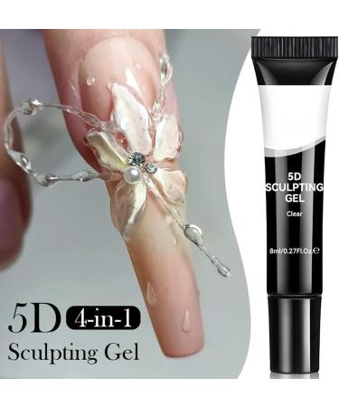 5D Nail Sculpting Gel | 5D Artistic Gel for Nail Art | Clear Manicure Supplies for Beginners Women and Events - Buy Online on GoSupps.com